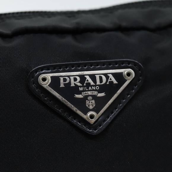 PRADA Pouch Nylon Black Auth bs14370 - Picture 9 of 16